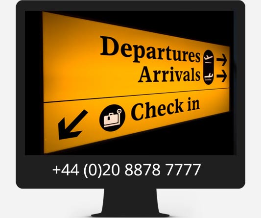 airport departures, arrivals, check in sign